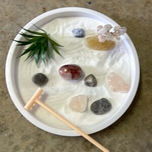 Zen sand garden for desk.